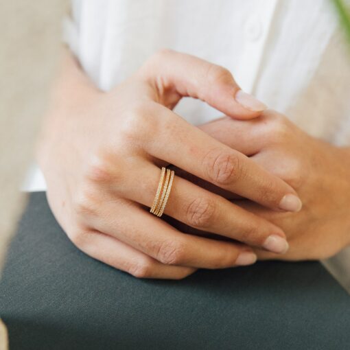 CaitlynMinimalist Delicate Eternity Band Timeless Elegance for Every Occasion - Image 3
