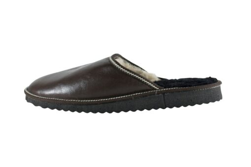 Genuine Leather Sheepskin Slippers for Men Ultimate Comfort and Warmth - Image 4
