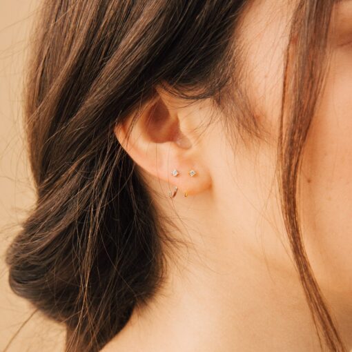 Sparkling Elegance 1.5mm Diamond Threaders by Caitlyn Minimalist - Image 5