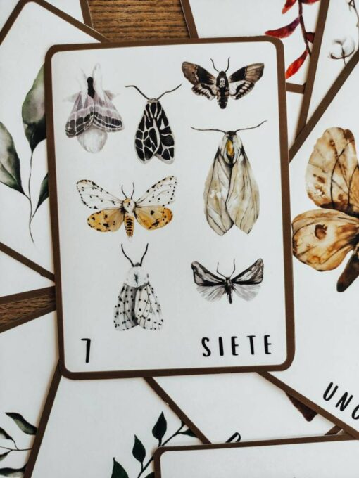 Woodland Wonders Spanish Number Flashcards for Early Learning - Image 5