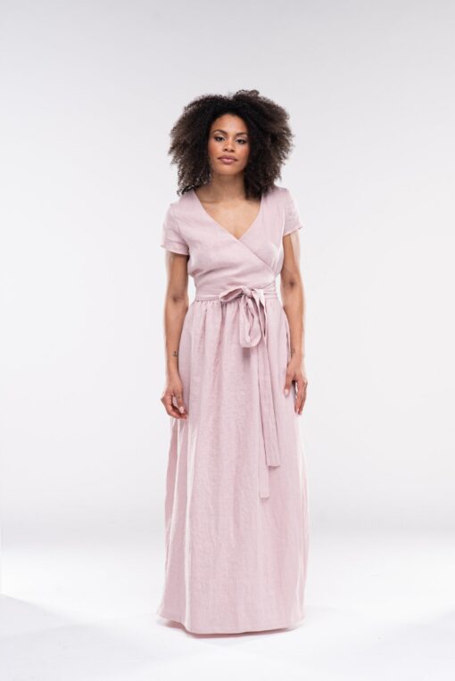 DARA Breezy Linen Maxi Dress for Effortless Summer Style - Image 3