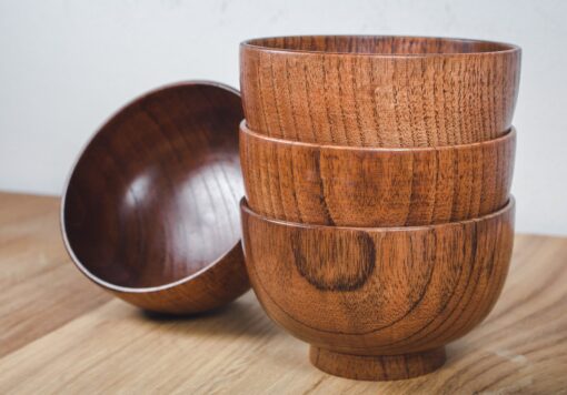 Exquisite Set of 2 Handmade Jujube Wood Bowls A Touch of Nature for Your Home - Image 3