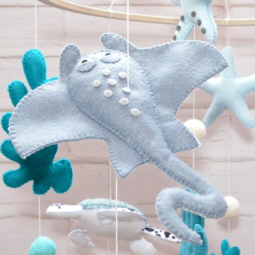 Enchanted Ocean Baby Mobile A Serene Sanctuary for Your Little Mariner - Image 3