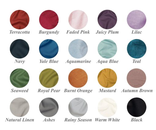 100% Linen Fitted Sheet Stonewashed Luxury for a Perfect Night's Sleep - Image 2