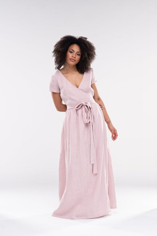 DARA Breezy Linen Maxi Dress for Effortless Summer Style - Image 6