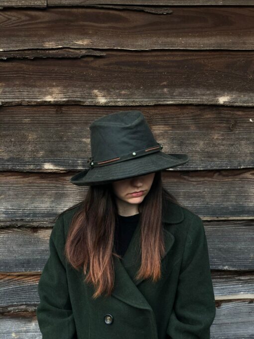 The Wanderer Waterproof Fedora Hat for Women - Stay Dry and Stylish in Any Weather - Image 3