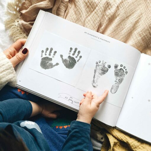Timeless Keepsake My Baby Journal ? Blush with Gold Foil, A Cherished Memory for New Parents - Image 4