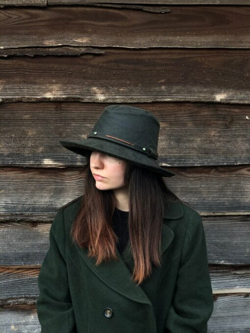 The Wanderer Waterproof Fedora Hat for Women - Stay Dry and Stylish in Any Weather - Image 2