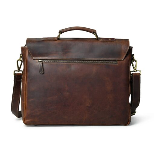 Personalized Leather Messenger Bag The Perfect Gift for Men - Image 4