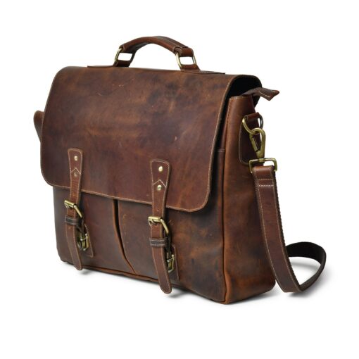 Personalized Leather Messenger Bag The Perfect Gift for Men - Image 6
