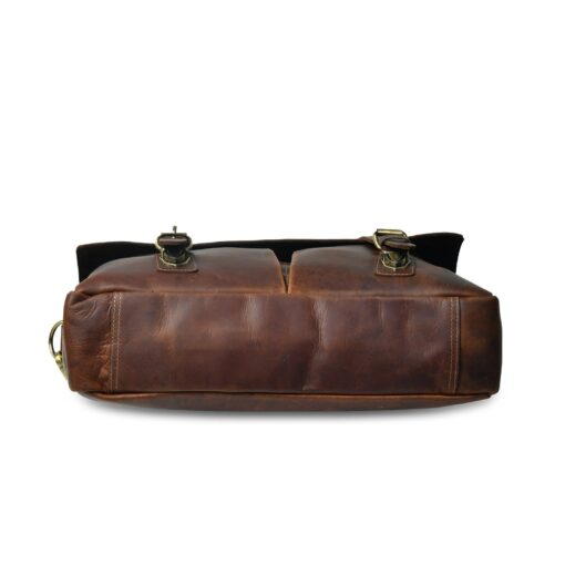 Personalized Leather Messenger Bag The Perfect Gift for Men - Image 5