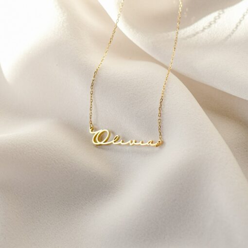 Personalized Minimalist Name Necklace The Perfect Gift for Her - Image 3