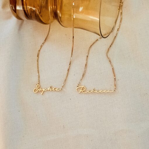CaitlynMinimalist's Dainty Name Necklace A Timeless Personalized Gift - Image 2