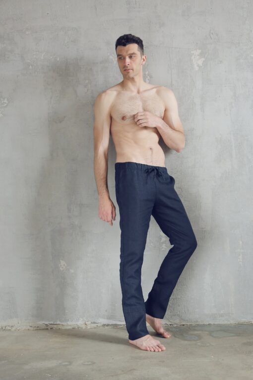 Premium Linen Pants for Men Sustainable Comfort and Style - Image 2