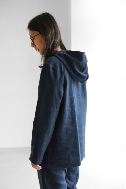 Premium Linen Hoodie Stay Cool and Stylish in Summer - Image 5