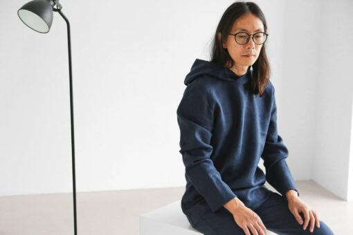 Premium Linen Hoodie Stay Cool and Stylish in Summer - Image 4