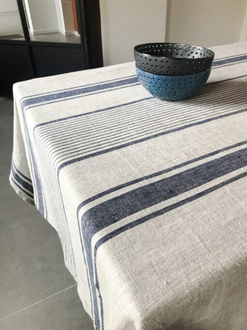 Rustic Linen Tablecloth Elevate Your Dining with Natural Charm - Image 6