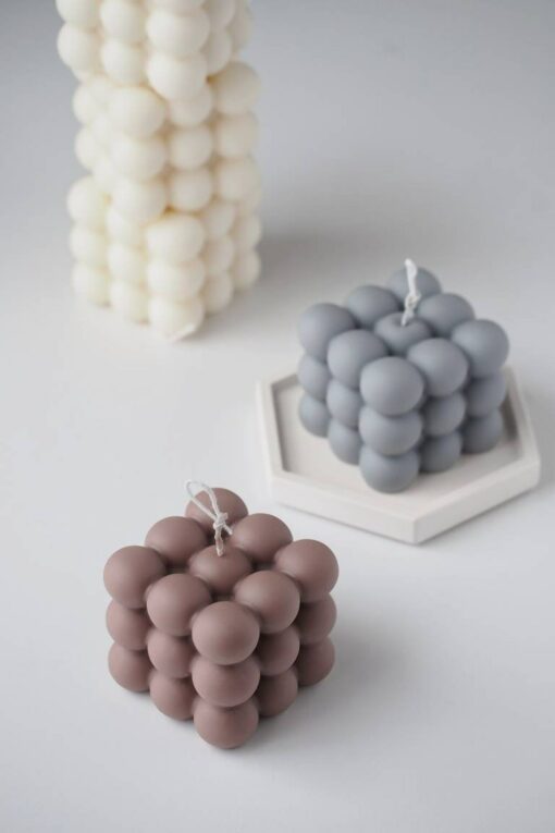 Aromatic Bubble Cube Candle Elevate Your Home Decor and Gift-Giving with a Unique Sensory Experience - Image 2