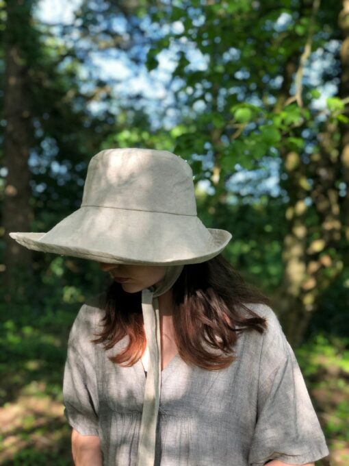 Anna Natural Linen Sunhat Your Perfect Summer Companion for Sun Protection and Style - Image 3