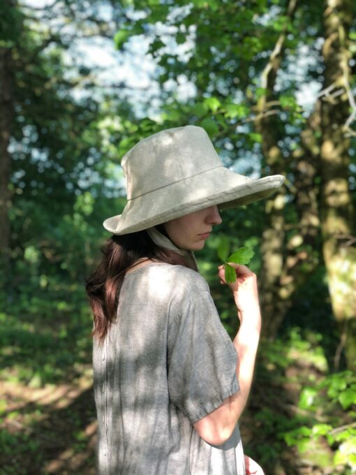 Anna Natural Linen Sunhat Your Perfect Summer Companion for Sun Protection and Style - Image 4