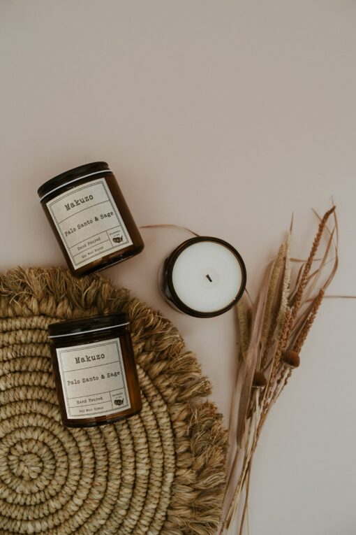 Indulge in the Sweetness of the Philippines Ube Wood Wick Candle, a Filipino Dessert Delight - Image 2