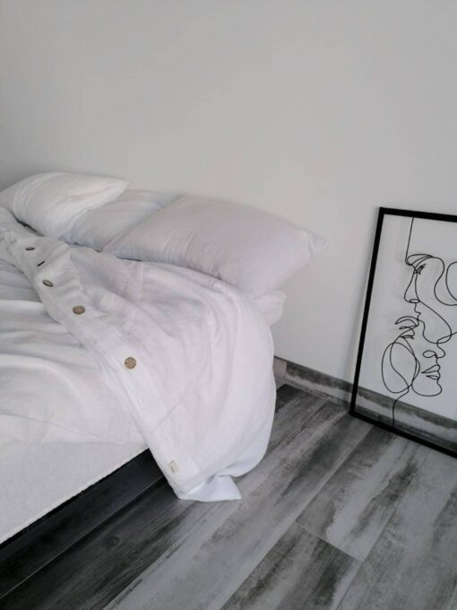 Undyed Linen Duvet Cover Experience the Pure Embrace of Nature's Softness - Image 3