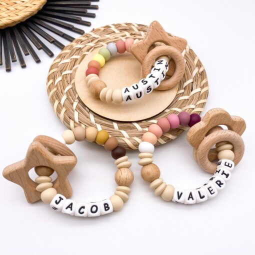 Personalized Sensory Rainbow Baby Toy A Unique Gift for Little Explorers - Image 2