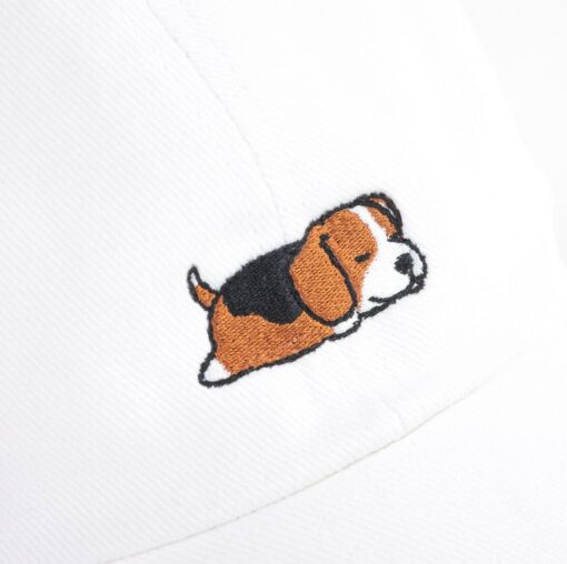 Captivating Cap Beagle Dog Embroidery Embroidered in the UK for a Paw-some Style - Image 5