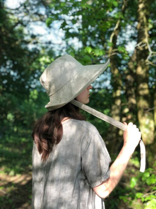 Anna Natural Linen Sunhat Your Perfect Summer Companion for Sun Protection and Style - Image 5
