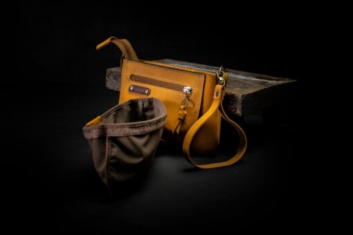 Personalized Leather Clutch The Perfect Travel Companion for Makeup and Essentials - Image 5