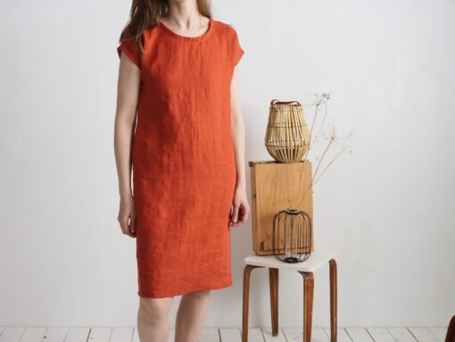 Timeless Linen Dress Embrace Comfort and Style - Image 2