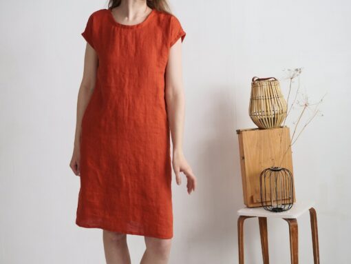 Timeless Linen Dress Embrace Comfort and Style - Image 6