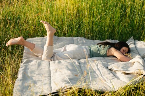 Organic Hemp Sleeping Bag Sustainable Comfort for Restful Nights - Image 5