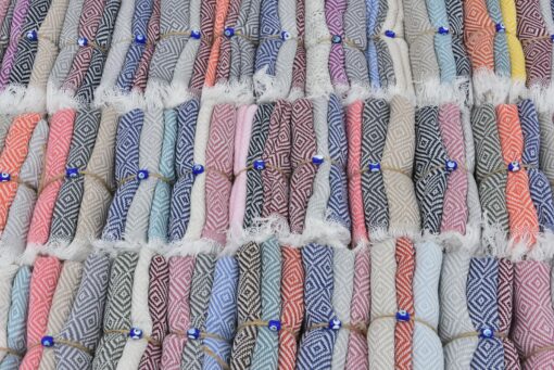Premium Turkish Cotton Kitchen Towel Set 3-Piece Organic Napkins, Tea Towels, and Dishcloths (12x20 inches) - Image 4