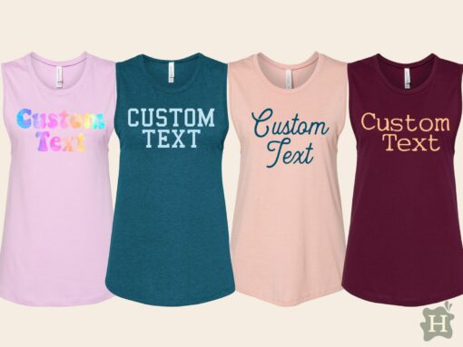 Personalized Muscle Tank Elevate Your Workouts with Custom Style - Image 3