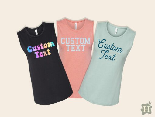 Personalized Muscle Tank Elevate Your Workouts with Custom Style - Image 2