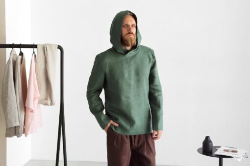 Breezy Linen Hoodie Summer Style, Comfort, and Sustainability - Image 3