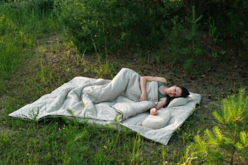 Organic Hemp Sleeping Bag Sustainable Comfort for Restful Nights - Image 6
