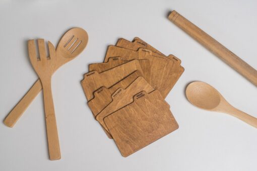 Personalized Wooden Recipe Box with Dividers and Recipe Cards A Cherished Gift from Daughter to Mom - Image 3