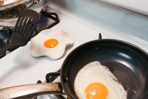 ?? Elevate Your Kitchen Handmade Ceramic Fried Egg Spoon Rest (5" Wide) - Image 6