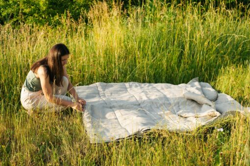 Organic Hemp Sleeping Bag Sustainable Comfort for Restful Nights - Image 3