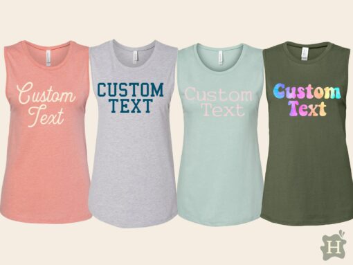 Personalized Muscle Tank Elevate Your Workouts with Custom Style - Image 4
