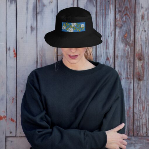 Floral Embroidered Bucket Hat Nature-Inspired Style for All - Image 5