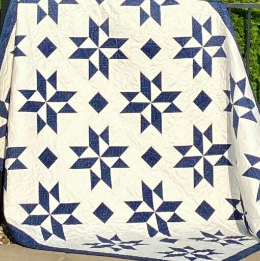 Sarah's Choice Bespoke Star Quilts in Your Desired Hues and Dimensions - Image 3
