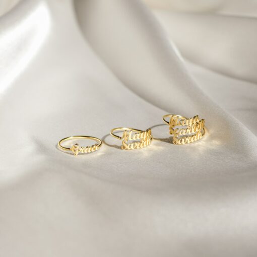 Personalized Double Name Ring A Cherished Keepsake for Loved Ones - Image 4