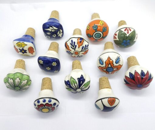 Handcrafted Ceramic Wine Bottle Stoppers A Touch of Art for Your Bottles - Image 6