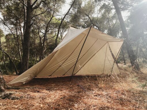Whelen Lean-to Canvas Tent Experience Authentic Bushcraft and Camping with Rain-Proof, Rot-Resistant Organic Cotton - Image 6