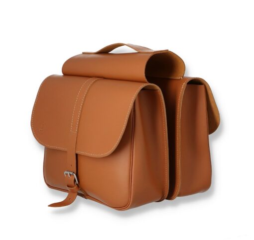 Premium Leather Bicycle Panniers The Ultimate Cycling Companion - Image 4
