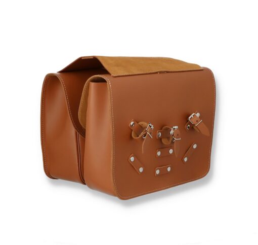 Premium Leather Bicycle Panniers The Ultimate Cycling Companion - Image 6