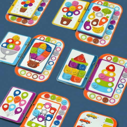 Interactive Color Matching Busy Book A Fun and Educational Activity for Toddlers - Image 3